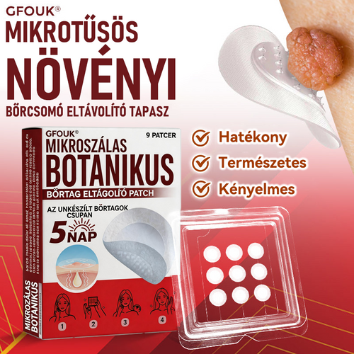 🔥✅ GFOUK® Mikrotűs növényi bőrkinövés eltávolító tapasz