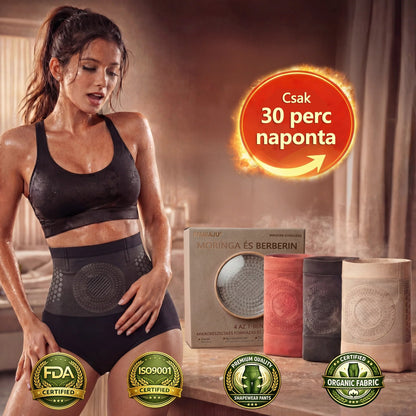 🔥🔥Hivatalos Márkabolt | ✅🛡️ 𝐏𝐀𝐔𝐑𝐀𝐉𝐔® 𝟐𝟎𝟐𝟔 Moringa & Berberine 4-az-1-ben Mikro-részecskés Formázó és Zsírégető Rövidnadrág