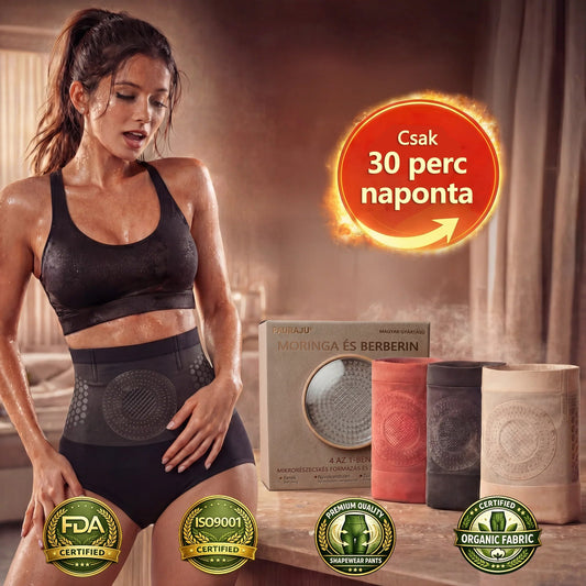 🔥🔥Hivatalos Márkabolt | ✅🛡️ 𝐏𝐀𝐔𝐑𝐀𝐉𝐔® 𝟐𝟎𝟐𝟔 Moringa & Berberine 4-az-1-ben Mikro-részecskés Formázó és Zsírégető Rövidnadrág