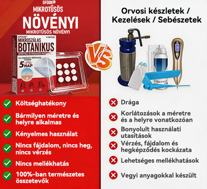 🔥✅ GFOUK® Mikrotűs növényi bőrkinövés eltávolító tapasz